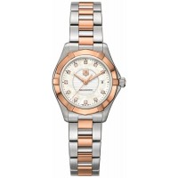 Tag Heuer Aquaracer White Pearl & Diamond Dial Ladies Watch WAP1451-BD0837